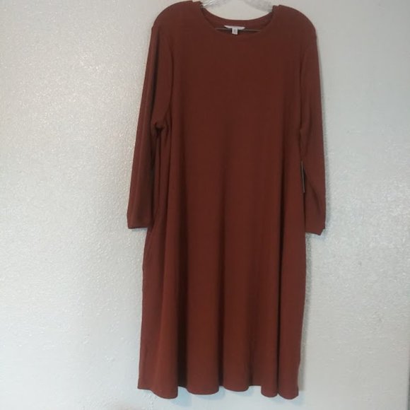 Time and Tru women's size XXL (20) Apricot/orange Dress - Picture 1 of 11